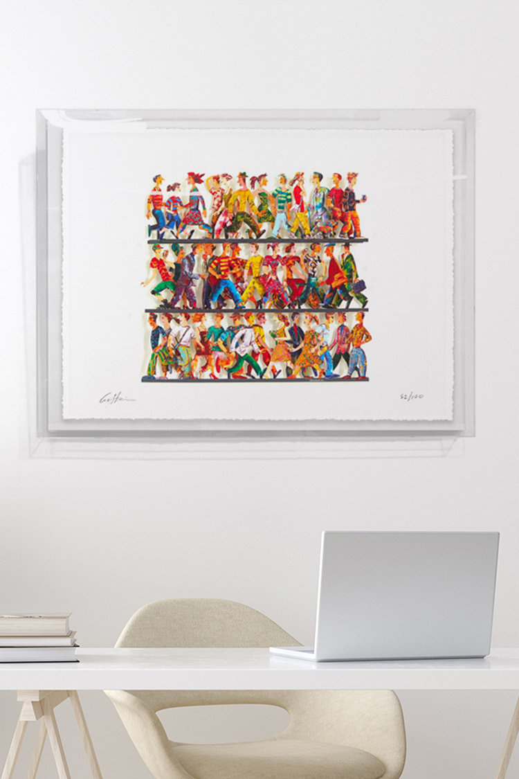 데이비드 걸스타인, 판화 5th Avenue F (100 Editions) 액자포함