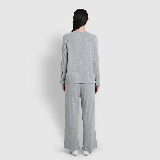 여 레이온 스트레치 라운지 티셔츠