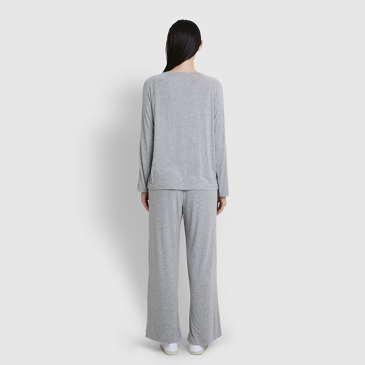 여 레이온 스트레치 라운지 티셔츠
