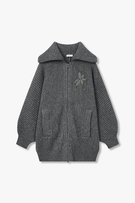 BRUNELLO CUCINELLI 여성 모닐리 플라워 패치 가디건 | 신세계V