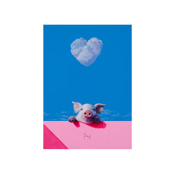 ARTISH A3 포스터 Olivia over the Wall(Heart cloid, pink shadow) / 송형노(Song HyeongNo) | 신세계V