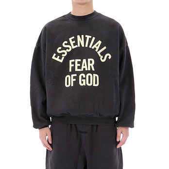 FEAR OF GOD [명품] 26SS 피어오브갓 에센셜 캠퍼스 90s 스웨트셔츠 192SP266591F FADEDBLACK 50641050 | 신세계V