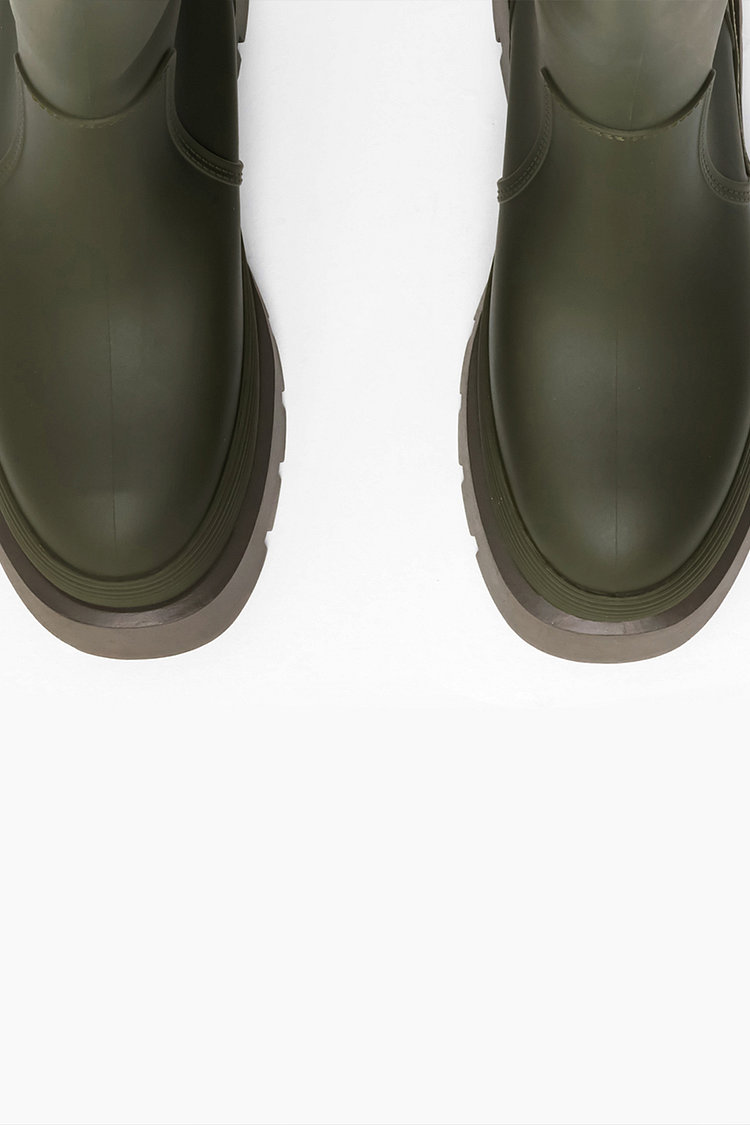 VLOCKER 롱 레인부츠 7CM (Moss Khaki) -NSW101MA