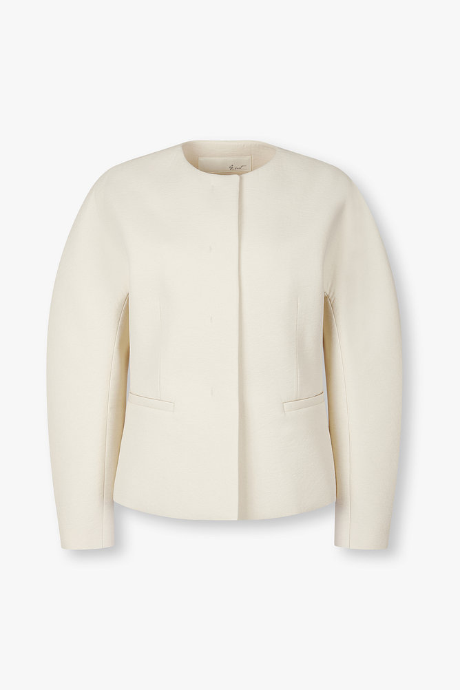 볼륨 슬리브 히든 자켓