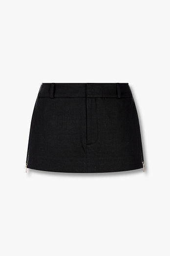 ALEXANDERWANG 사이드 슬릿 지퍼 미니 스커트 | 신세계V