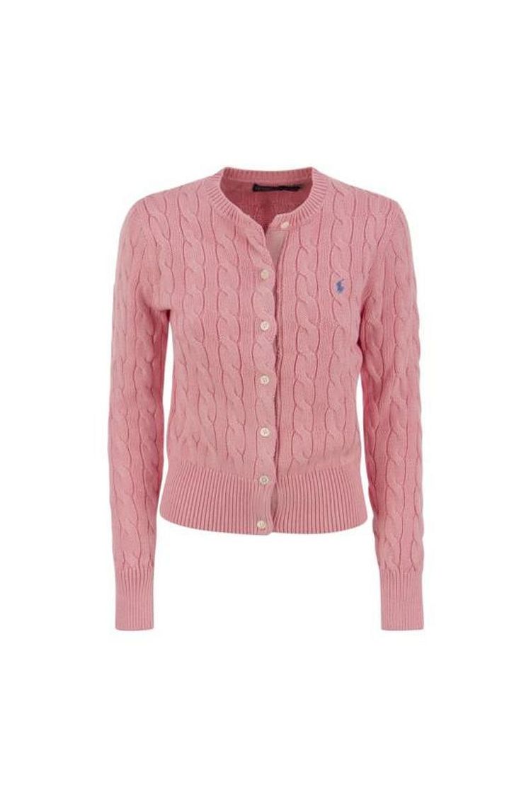 POLO RALPH LAUREN(폴로 랄프로렌) 24SS 폴로 랄프로렌 가디건 211891643 PINK | 신세계V