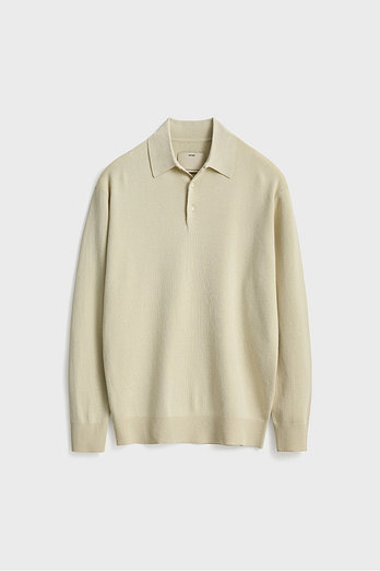 POTTERY Comfort Polo Knit_Light Green | 신세계V