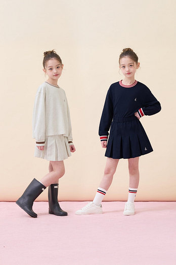 BEANPOLE KIDS [시즌오프30%][BEANPOLE KIDS] 26SS 여아 티핑 포인트 피케 상하세트 (2종 택1) | 신세계V