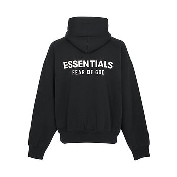 FEAR OF GOD [FEAR OF GOD] 피어오브갓 에센셜 남성 기모 후드티 192AS262051F VINTAGE BLACK | 신세계V