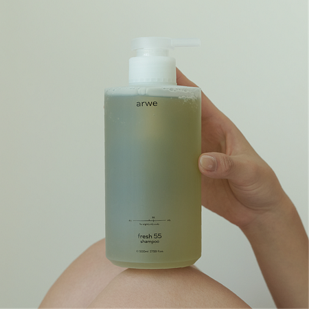 ARWE 프레시 55 약지성 샴푸 500ml | 신세계V