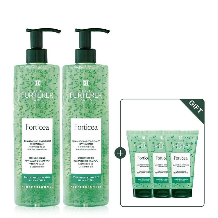 [르네휘테르] SET)포티샤  슈퍼볼륨 샴푸 600ml 듀오 (+50ml 3개 증정)