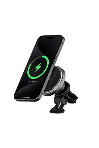 LUMENA 루메나 Qi2 맥세이프 15W 차량용 무선충전기 MAGFIT PRO | 신세계V