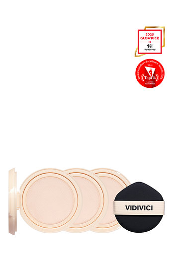 VIDIVICI [2+1] 누드 퍼펙션 스킨 핏 쿠션 리필 트리오 세트 | 신세계V