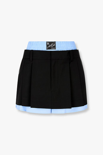 ALEXANDERWANG 지퍼 디테일 플리츠 스코트 | 신세계V