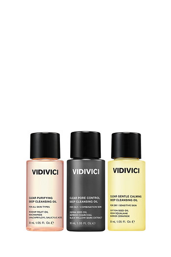 VIDIVICI 클리어 딥 클렌징 오일 30ml 3종 트라이얼 키트 | 신세계V