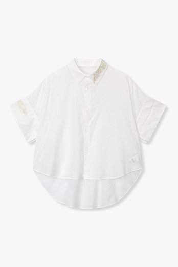 Yohji Yamamoto [Y's]애시메트릭 자수 카라 셔츠 | 신세계V