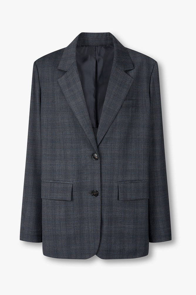 플랩 포켓 싱글 자켓