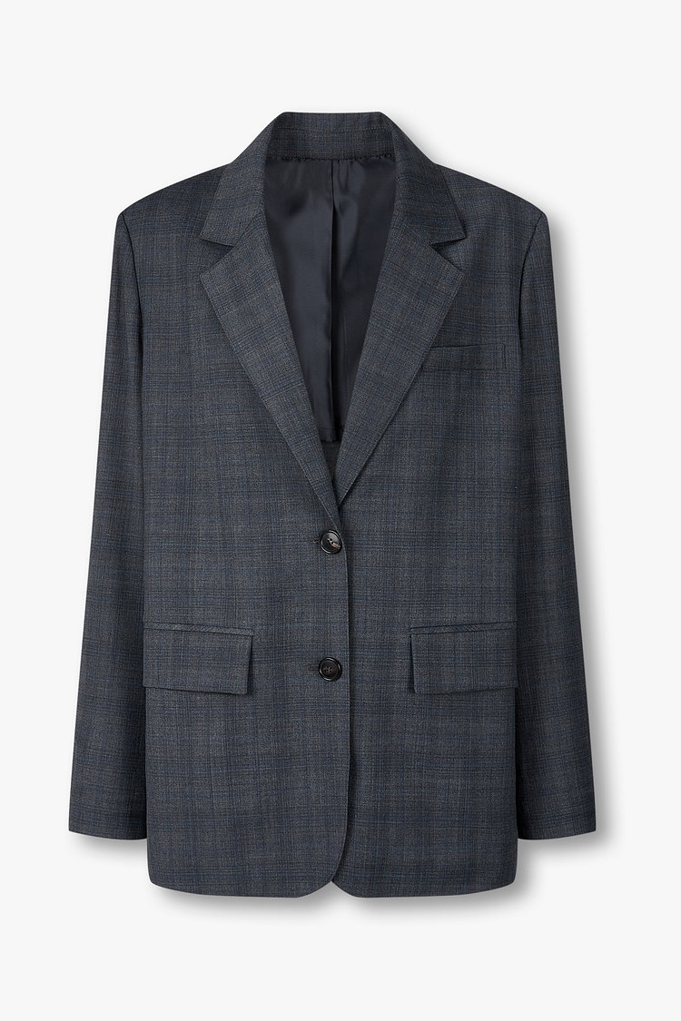 플랩 포켓 싱글 자켓