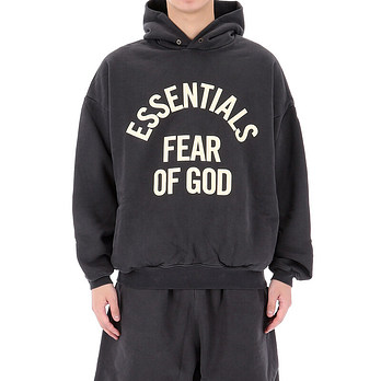FEAR OF GOD [명품] 26SS 피어오브갓 에센셜 캠퍼스 90s 후드티 192SP266701F FADEDBLACK 50641254 | 신세계V