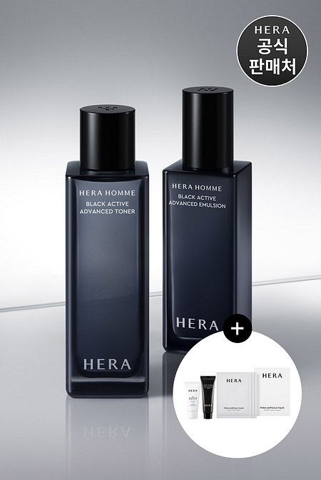 HERA 헤라 옴므 블랙 액티브 기획세트 2종 | 신세계V
