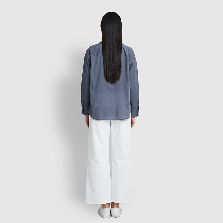 여 라이트데님 와이드 팬츠