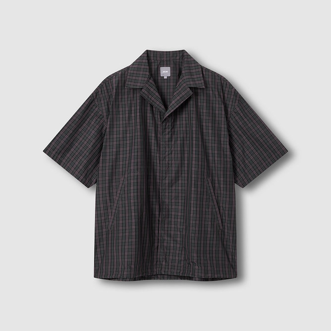 [공용] 사각사각 오픈카라 반팔 셔켓 [S~XL]