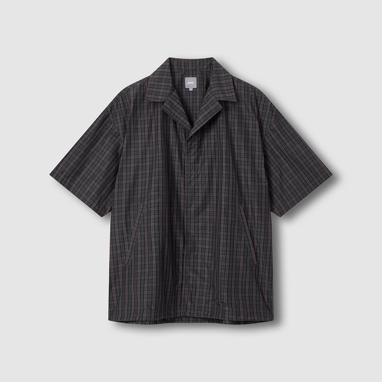 [공용] 사각사각 오픈카라 반팔 셔켓 [S~XL]