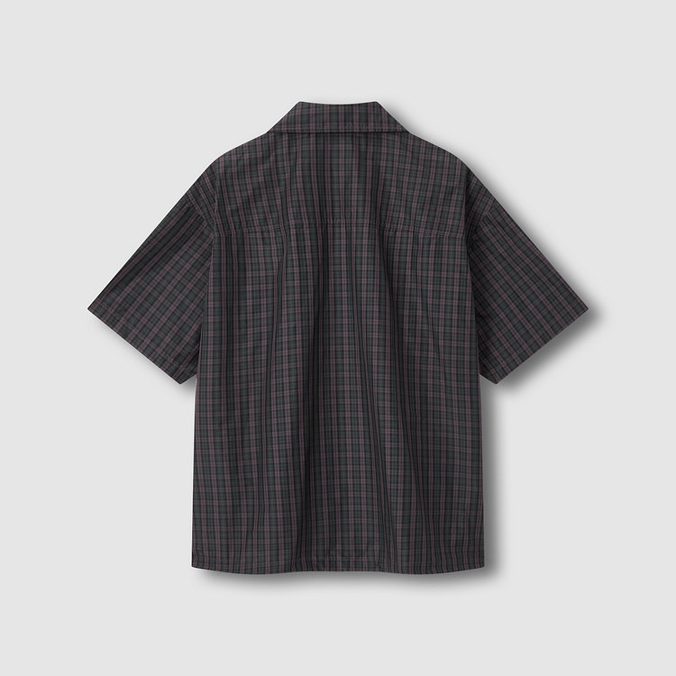 [공용] 사각사각 오픈카라 반팔 셔켓 [S~XL]