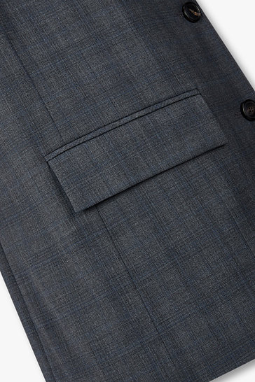 플랩 포켓 싱글 자켓