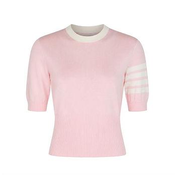 THOM BROWNE 톰브라운 저지 헥터 인타르시아 4바 티 라이트핑크 FKA519A Y3006 642 51007241 | 신세계V