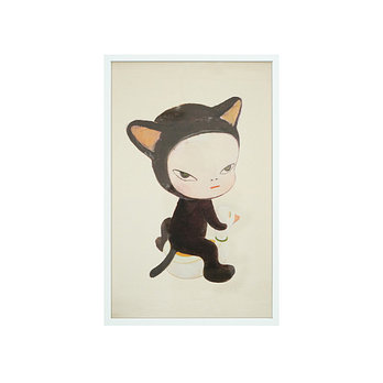 ARTISH [FRAME] Harmless Kitty(Tea Towel)/ 요시토모 나라(Yoshitomo Nara) | 신세계V