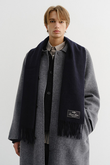 DUNST UNISEX CASHMERE MUFFLER DARK NAVY_M_UDMU5F103N3 | 신세계V
