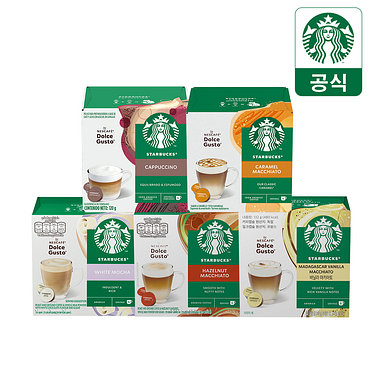 STARBUCKS(스타벅스) [무배+5만원이상 랜덤굿즈] 스타벅스 돌체구스토 밀크캡슐커피 12P(1BOX) 모음전 | 신세계V