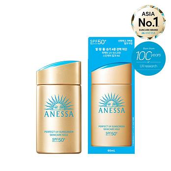 ANESSA [아넷사] [4중 강력차단]  아넷사 퍼펙트 UV 선스크린 스킨케어 밀크 NA 60ml | 신세계V