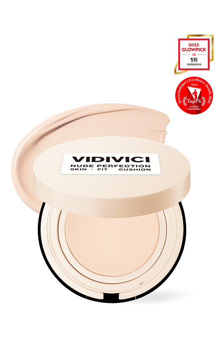 VIDIVICI 누드 퍼펙션 스킨 핏 쿠션 본품 SPF 50+ PA++++ (21N 아이보리) | 신세계V