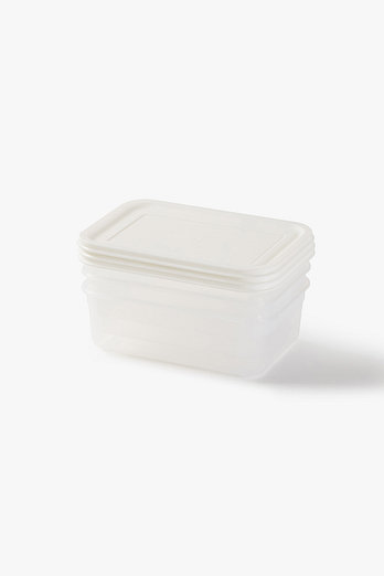 JAJU 소프트싱싱 간편용기_750ml_3개_아이보리 | 신세계V