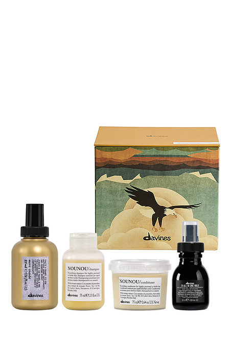 DAVINES 디스커버리 키트​(누누샴푸,컨디셔너,오아이밀크,프라이머) | 신세계V