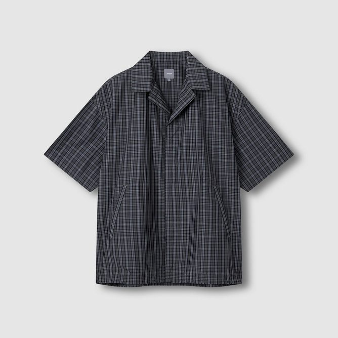 [공용] 사각사각 오픈카라 반팔 셔켓 [S~XL]