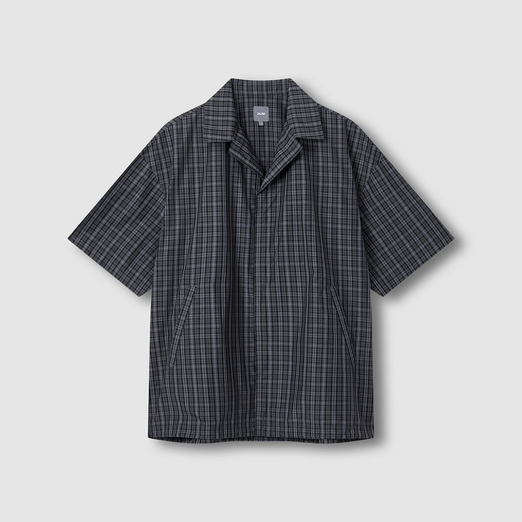 [공용] 사각사각 오픈카라 반팔 셔켓 [S~XL]