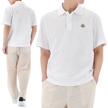 MONCLER [몽클레어] 로고 패치 폴로 반팔 티셔츠 8A00024 89A16 00A | 신세계V