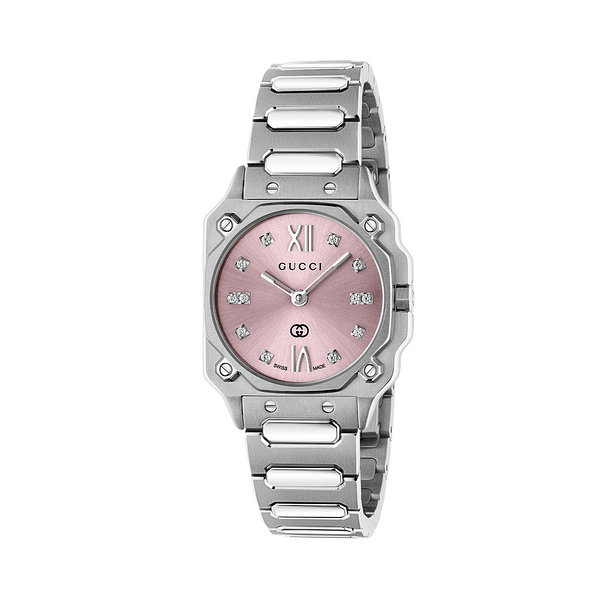 GUCCI(구찌) 구찌 YA166501 G플랫 여성 메탈 쿼츠 24mm (25년NEW모델) | 신세계V
