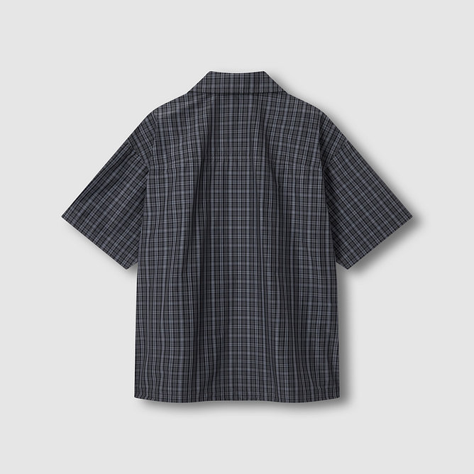 [공용] 사각사각 오픈카라 반팔 셔켓 [S~XL]