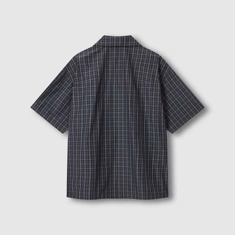 [공용] 사각사각 오픈카라 반팔 셔켓 [S~XL]