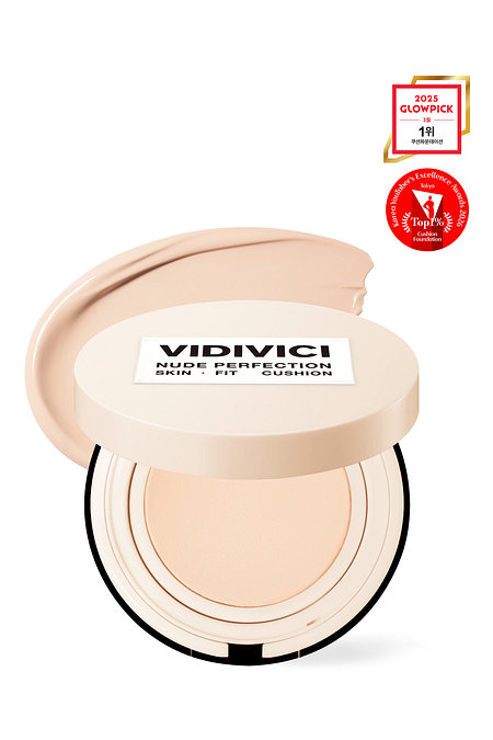 VIDIVICI 누드 퍼펙션 스킨 핏 쿠션 본품 SPF 50+ PA++++ (21NW 내추럴) | 신세계V
