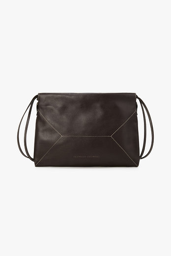 BRUNELLO CUCINELLI 여성 BC DUO 모닐리 패치 레더 파우치 백 | 신세계V
