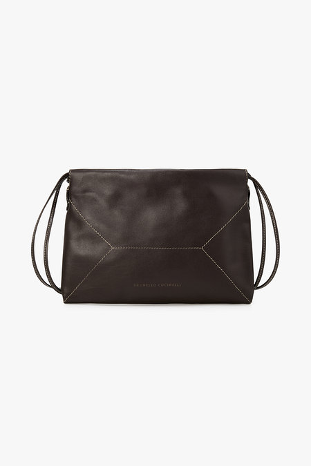 BRUNELLO CUCINELLI 여성 BC DUO 모닐리 패치 레더 파우치 백 | 신세계V