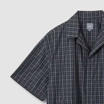 [공용] 사각사각 오픈카라 반팔 셔켓 [S~XL]