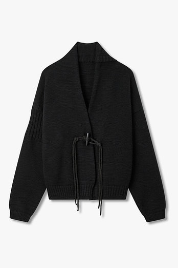 Yohji Yamamoto [Y's]토글 클로저 니트 가디건 | 신세계V
