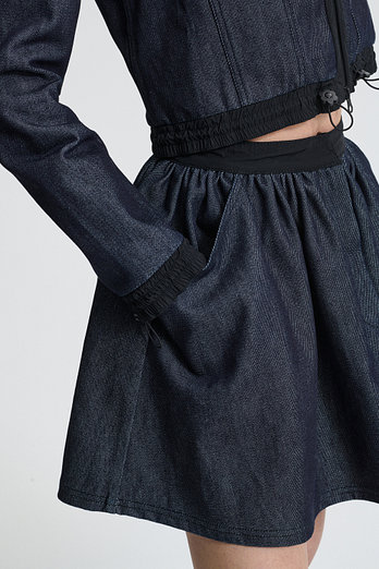 CECILIE BAHNSEN BOBBI SKIRT (인디고) | 신세계V