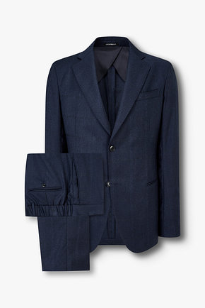 EMPORIO ARMANI(엠포리오 아르마니) 남성 노치트 라펠 울 싱글 수트 | 신세계V